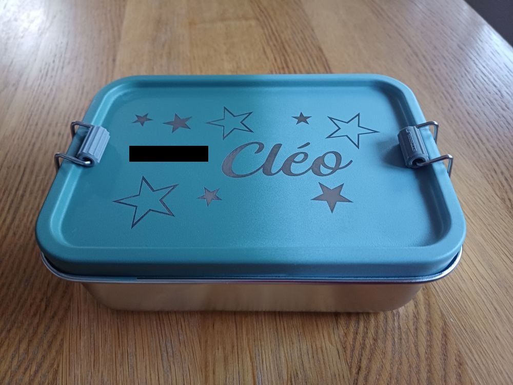 gravierte Lunchbox